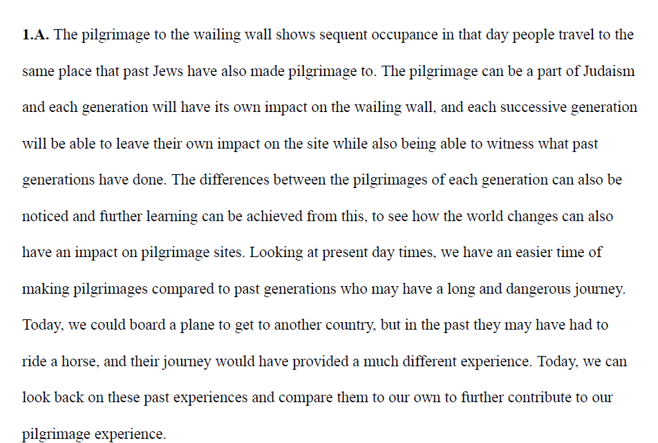 Human Geography Writings