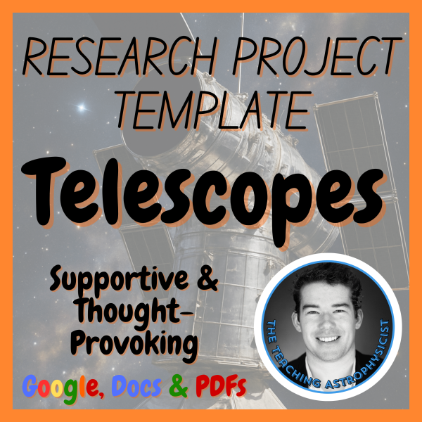 Telescopes | Space Science Research Project Template | Digital + Print ...