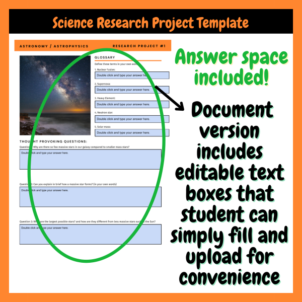 Telescopes | Space Science Research Project Template | Digital + Print ...