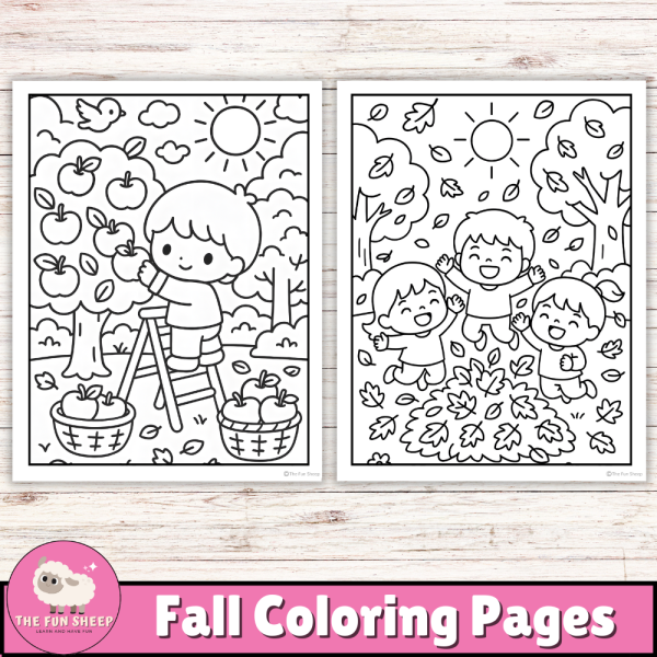 Fall Coloring Pages | Autumn-Themed Coloring Sheets for Preschool ...