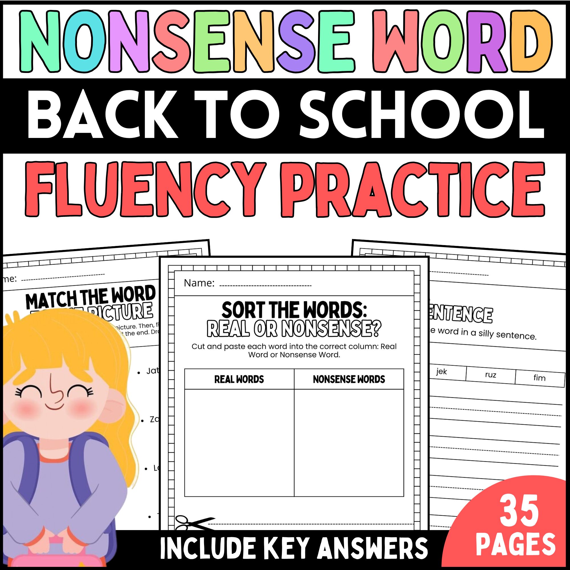 nonsense word fluency practice