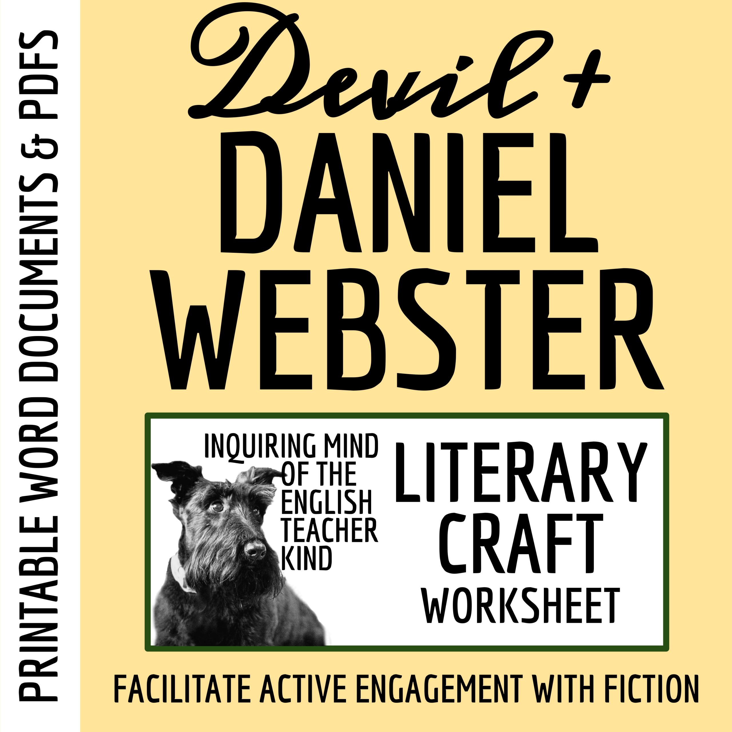 "The Devil and Daniel Webster" by Stephen Vincent Benet Literary Craft Analysis Activity