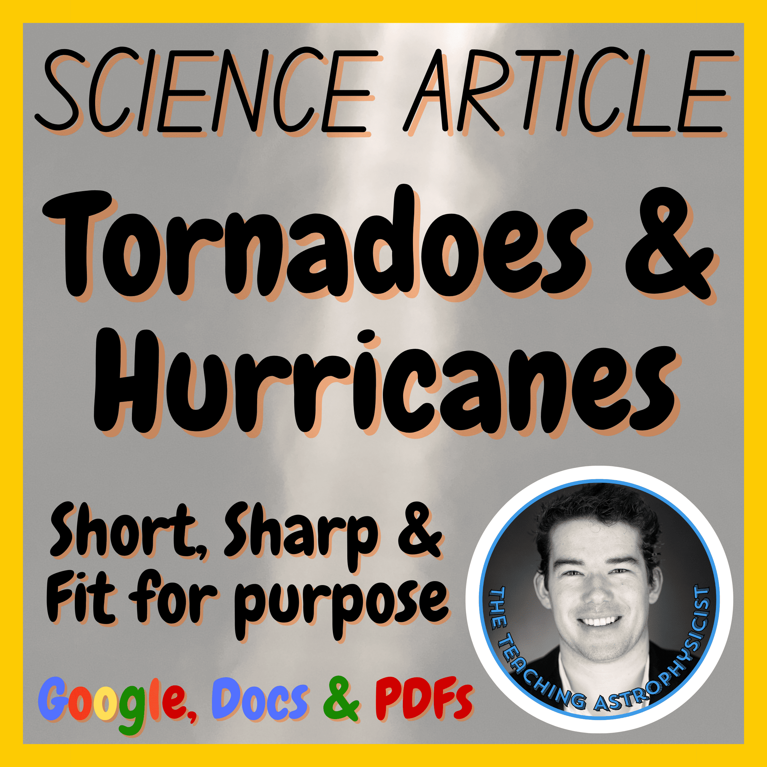 Tornadoes & Hurricanes | Earth Science Research Project Template Digital + Print