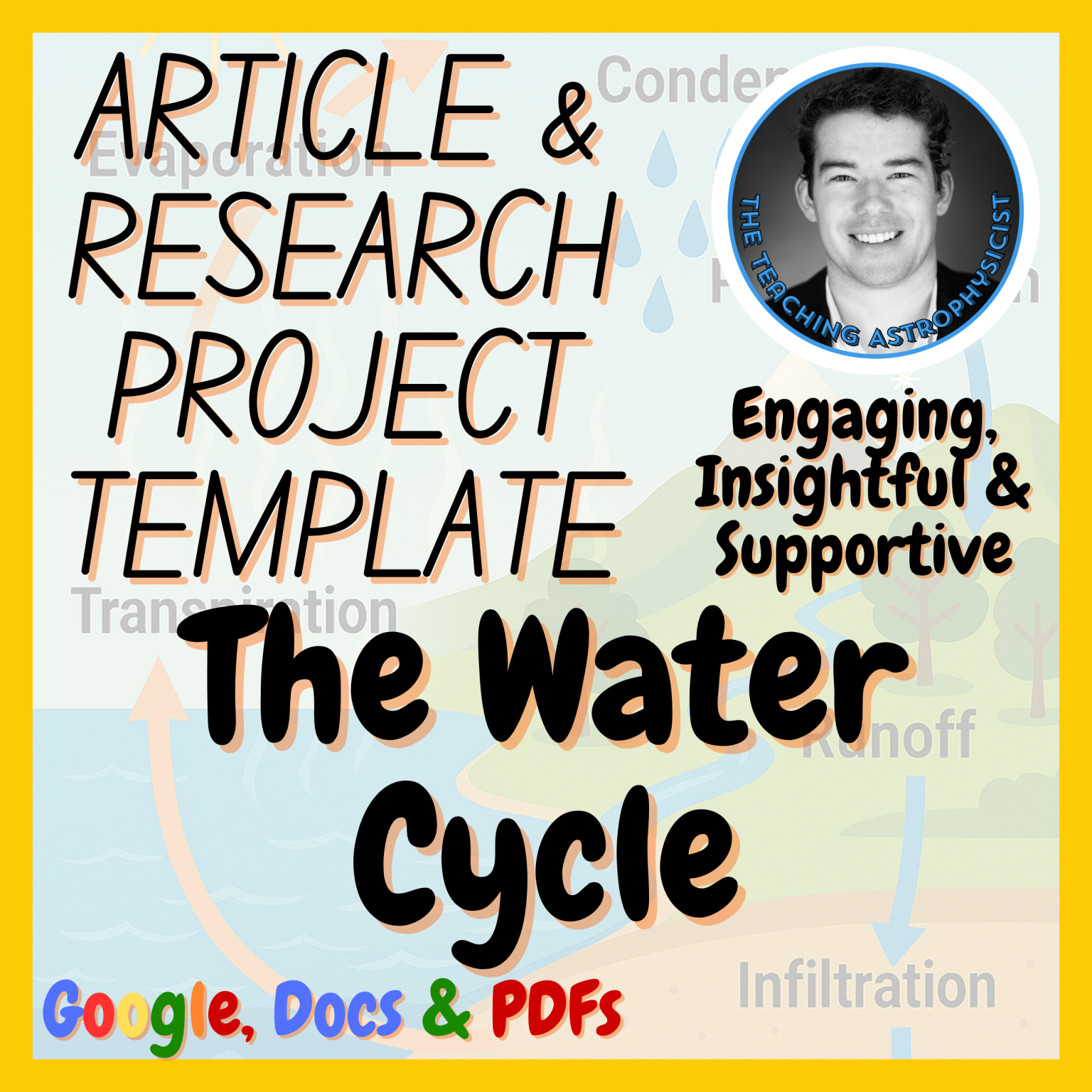 The Water Cycle | Article + Research Project Template | Earth Science ...