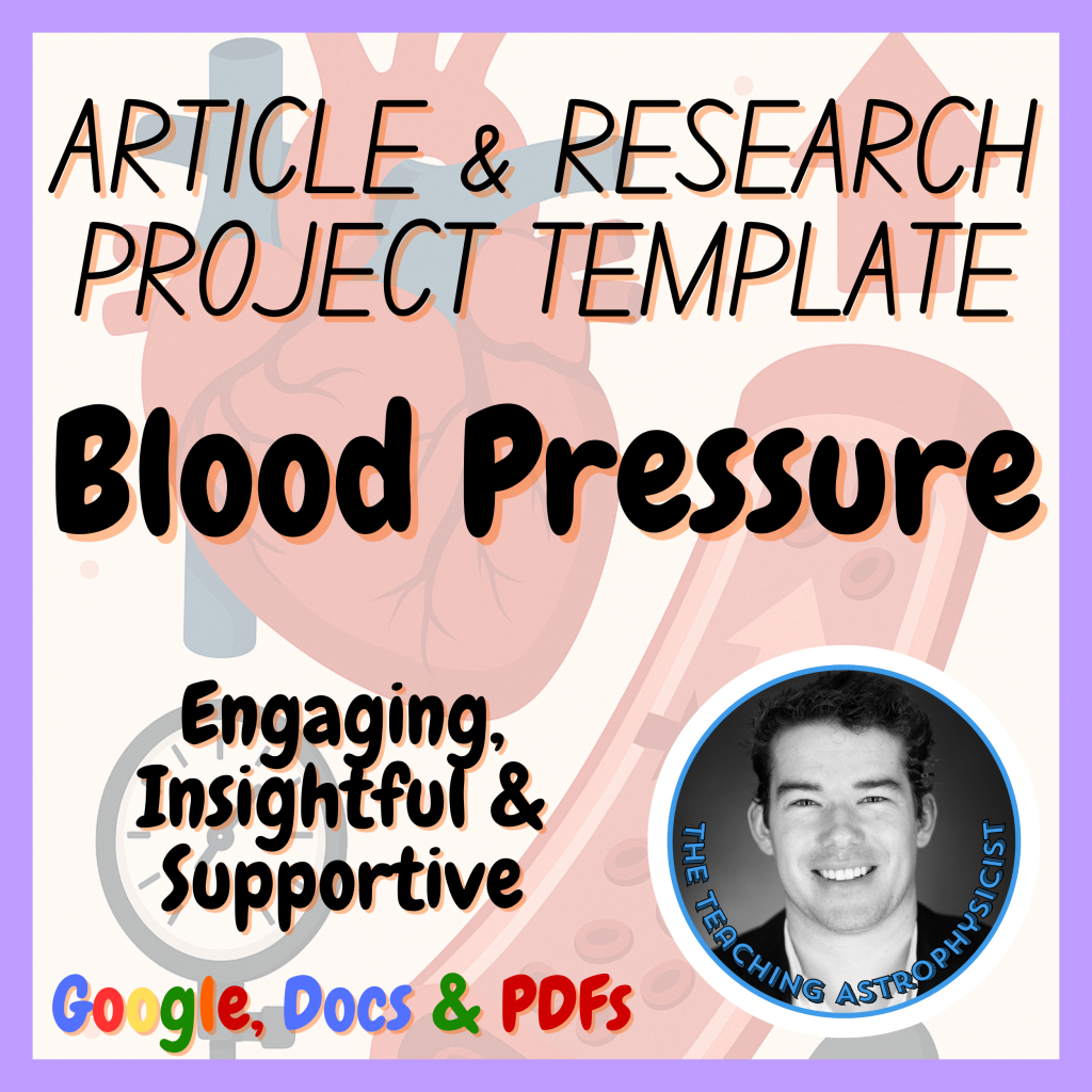 Blood Pressure | Science Article + Research Project Template | Health ...
