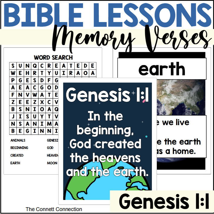Memory Verse Packet - Genesis 1:1