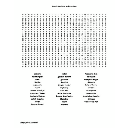 Evolution Word Search for Middle School Science