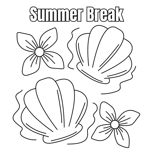 Summer Break Coloring Pages | Fun End of Year Activities for K-2 ...