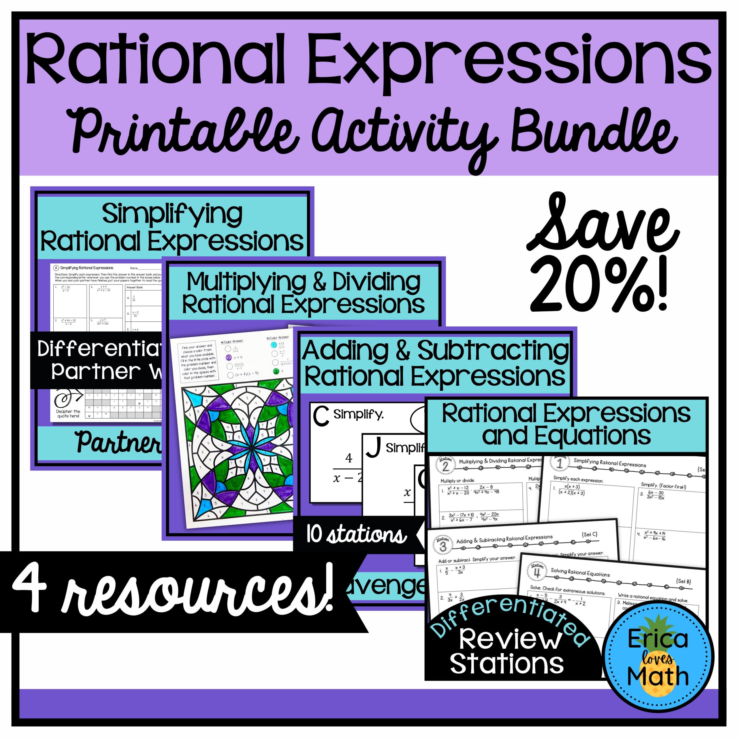 Solving Exponential Equations Digital Activity Drag & Drop | Made By ...
