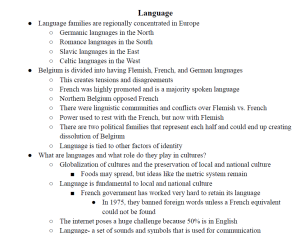Language Notes