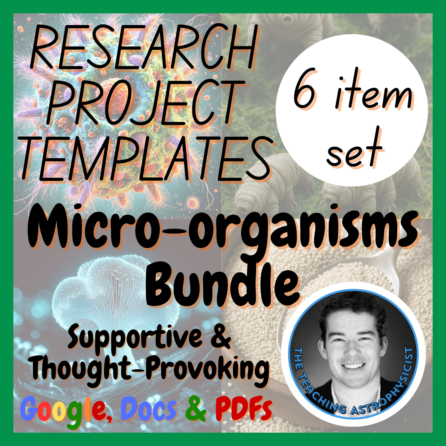 Micro-organisms | 6 Science Research Project Templates | Life Science ...