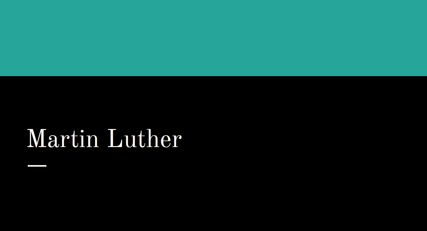 Martin Luther Historical Perspective and Education Philosophy Presentation