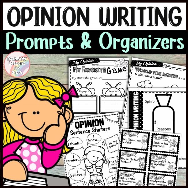 Opinion Writing Graphic Organizers Writing Prompts - Made By Teachers