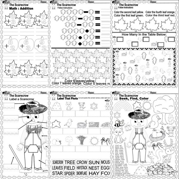 The Scarecrow Fall Read Aloud Book Companion Reading Comprehension ...