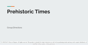 Prehistoric Times Slides