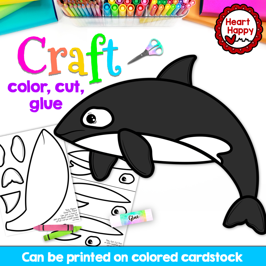 Orca Whale Craft | Ocean Animals | Arctic Animals