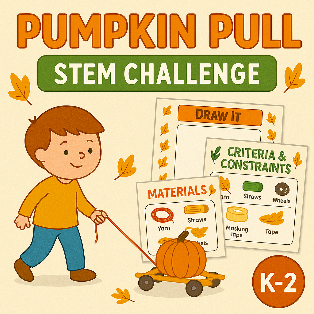 Pumpkin Pull STEM Challenge | K–2 Fall Engineering & Force Activity