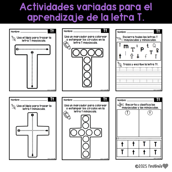 Letra de la semana. Letra T / Letter of the week Spanish: Letter T ...