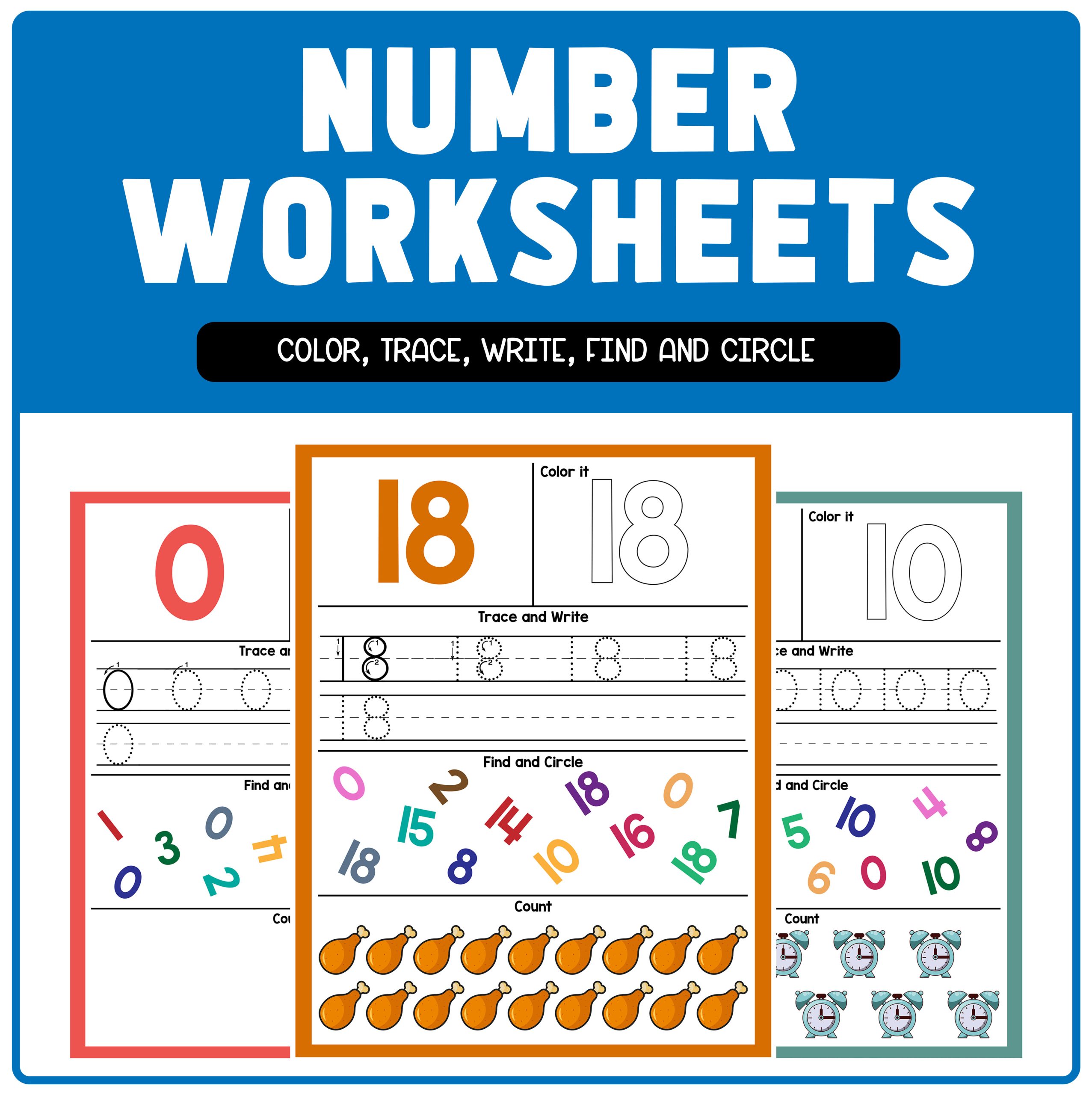 Numbers Worksheets