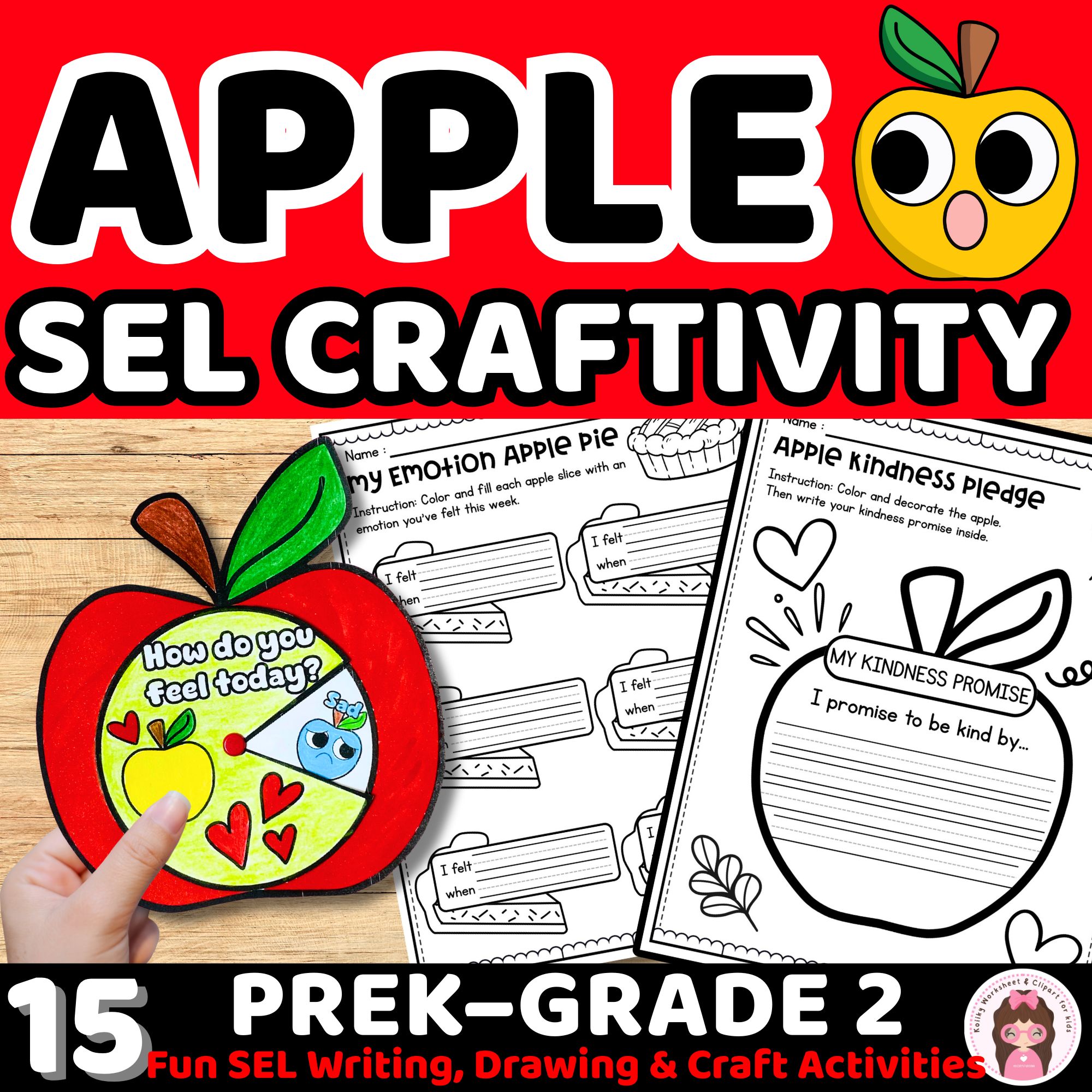 Apple SEL Craftivity | PreK–Grade 2 | Social Emotional Learning Activities