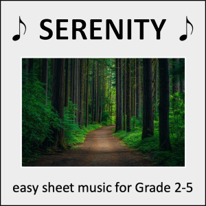 Serenity - easy sheet music for beginners