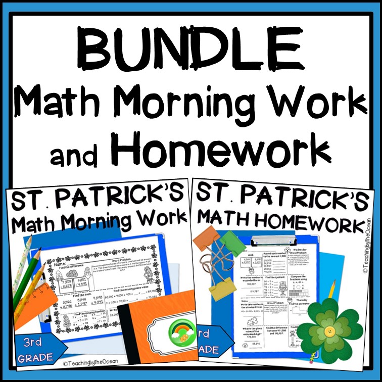 1st Grade Math Homework - Fall | Made By Teachers