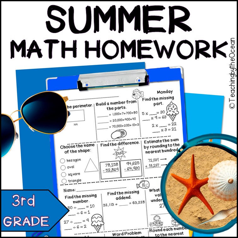 Summer 3rd Grade Math Homework