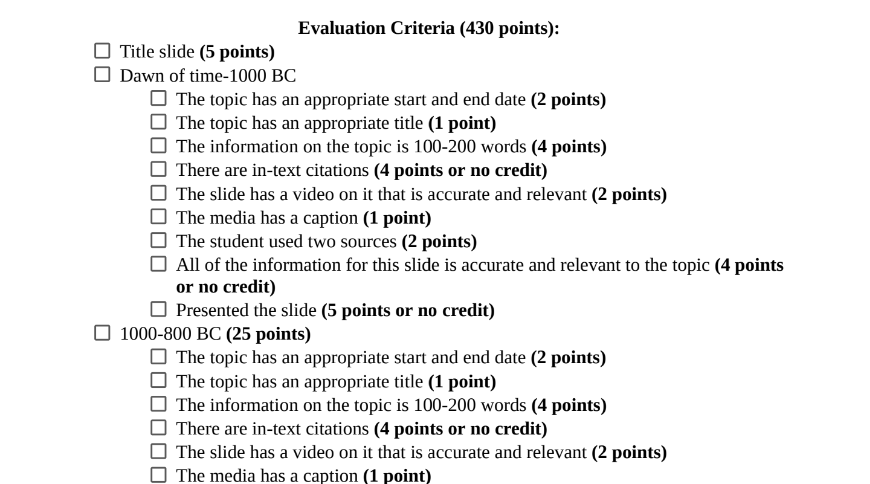 Nonfiction Reading Timeline Packet