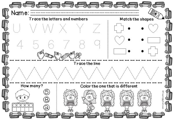 Kindergarten & Special Education Morning Work – Structured Daily ...