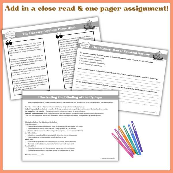 The Odyssey Adapted Study (Part 1) | Engaging Podcast + Close Reading ...