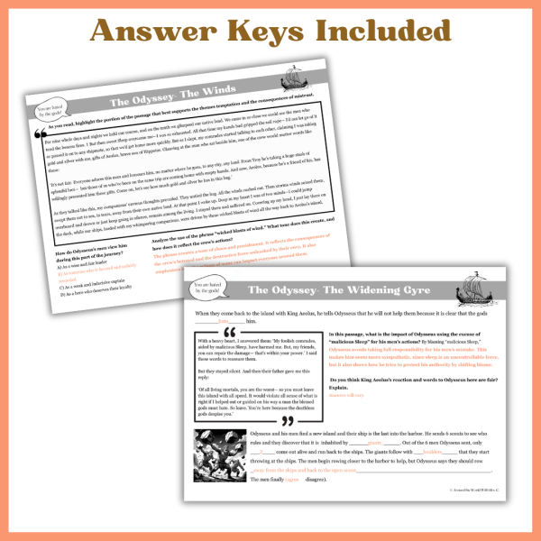 The Odyssey Adapted Study (Part 2) | Engaging Podcast + Close Reading ...