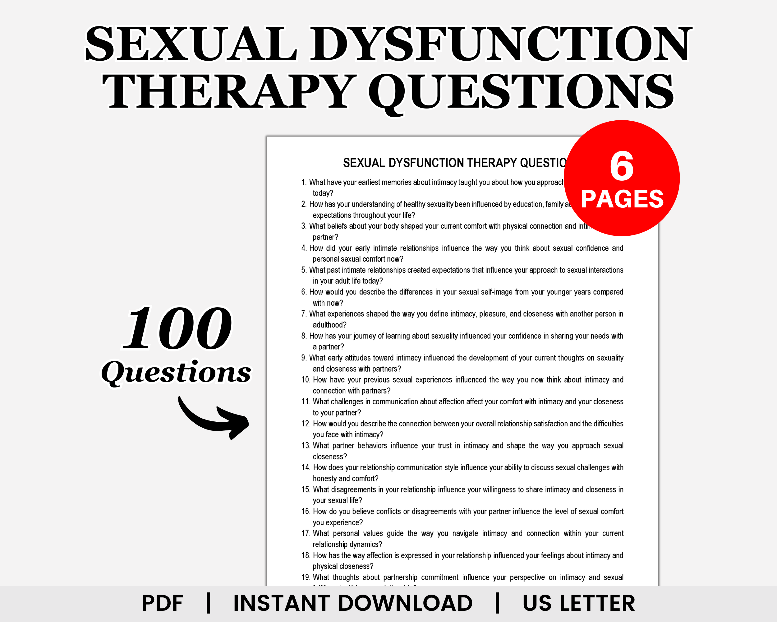 Sexual Dysfunction Therapy Questions, Sexual Disorder, Body Image, Anxiety, Couples Therapy