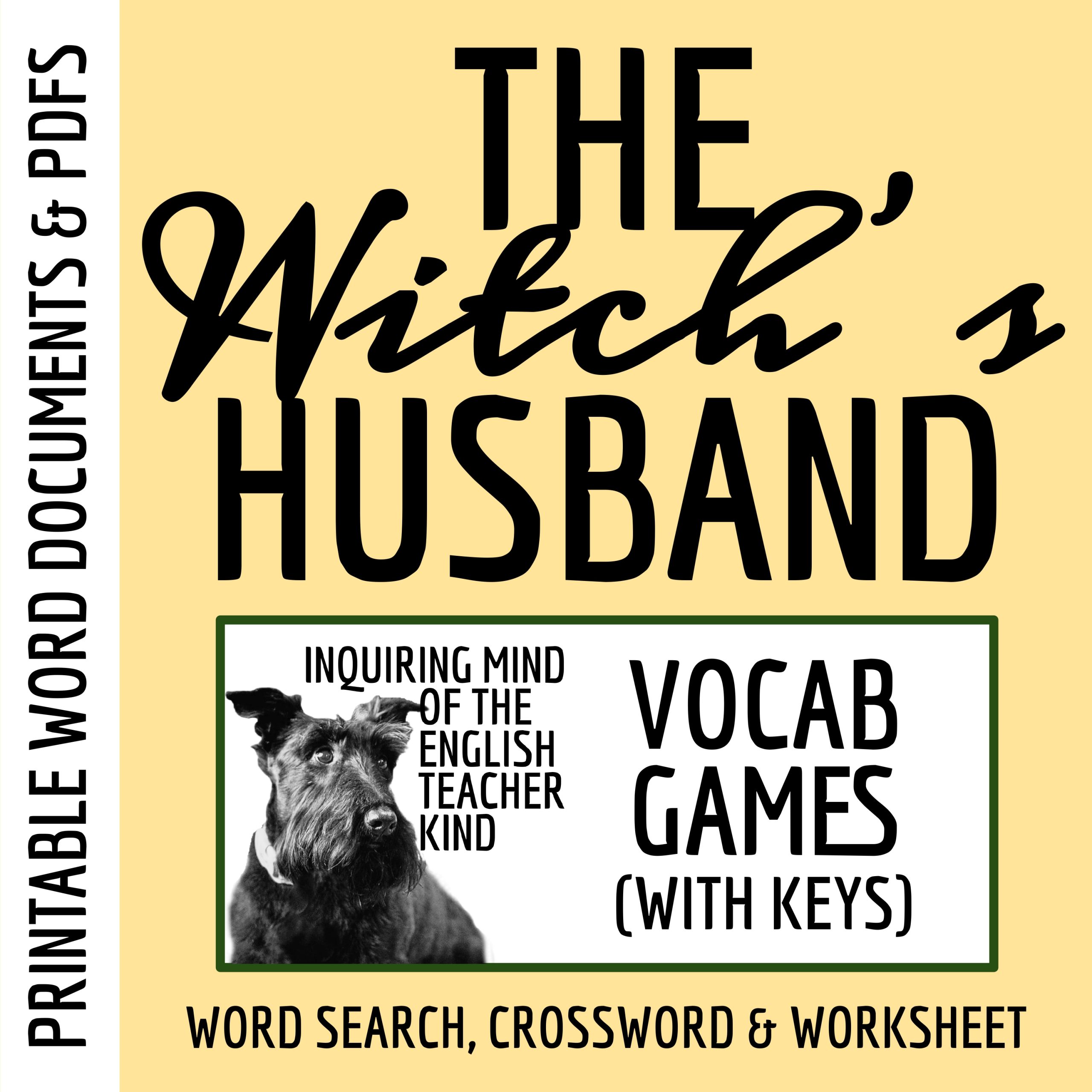 "The Witch's Husband" by Judith Ortiz Cofer Vocabulary Activities (Short Story)