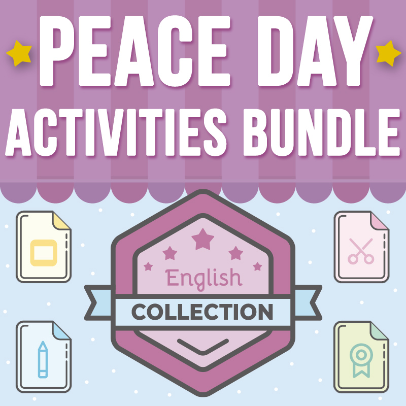 Peace Day Activities Collection BUNDLE: PowerPoint, Writing Prompts, and Craft