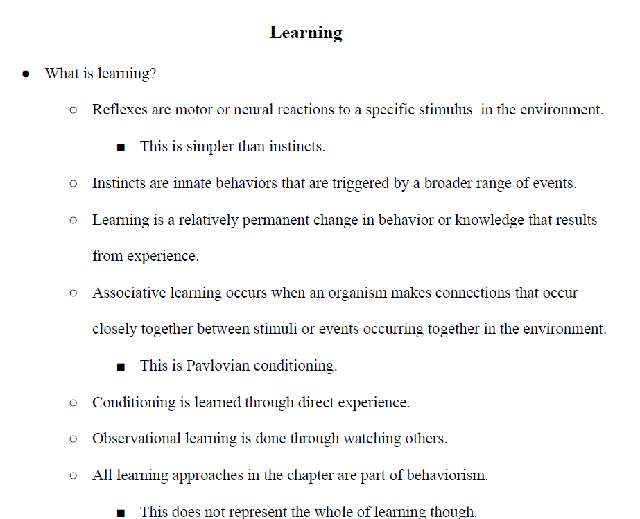 Learning Notes