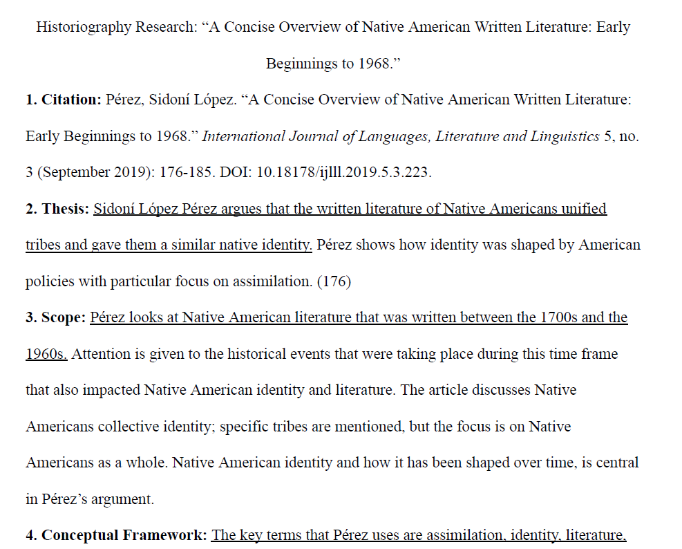 Native American History Resources