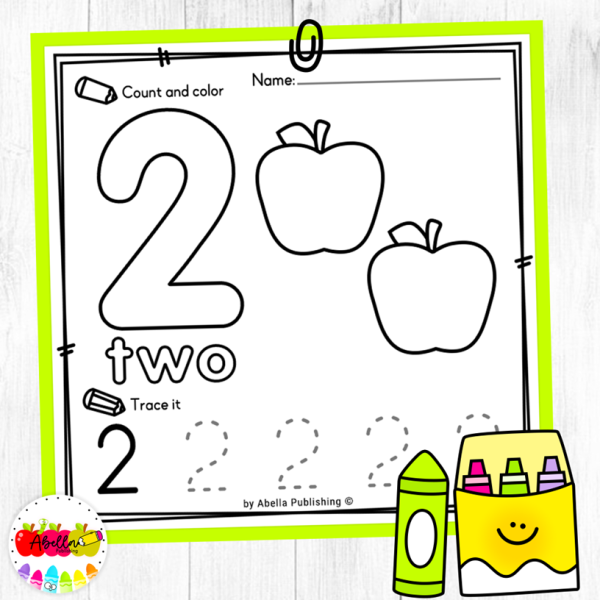 Numbers 1 to 10 Handwriting Practice Worksheets for Preschool and ...