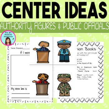 Authority Figures & Public Officials Unit Center Ideas