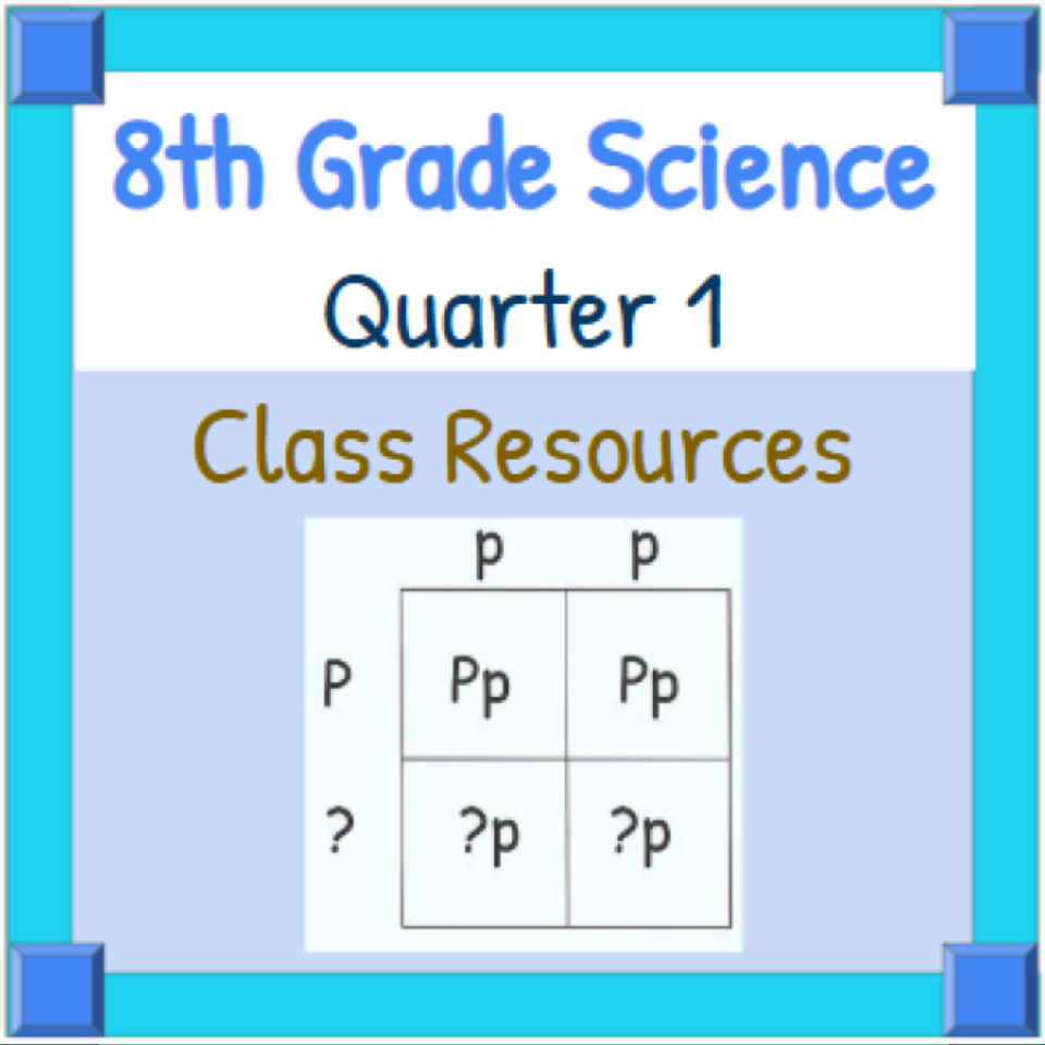 Quarter 1 - 8th Grade Science Google Slides Interactive Notebooks & Quizzes