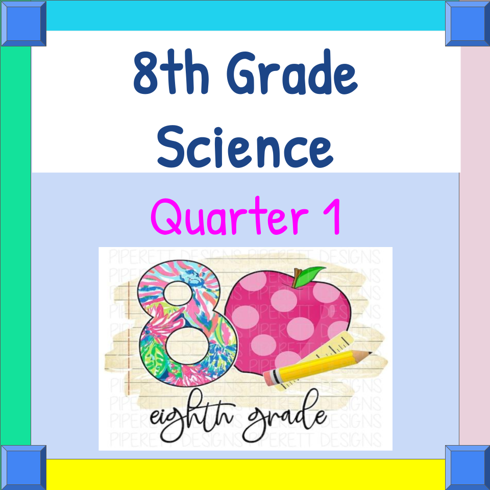 Quarter 1 8th Grade Systems Science Digital Notebooks & Worksheets Bundle