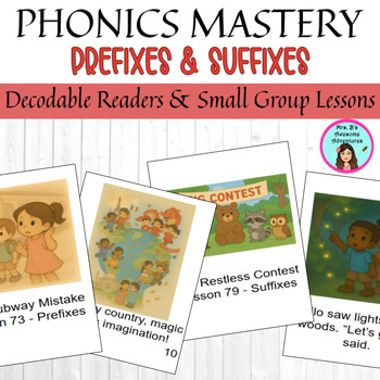 Prefixes and Suffixes Small Group Lessons and Guided Reading Books