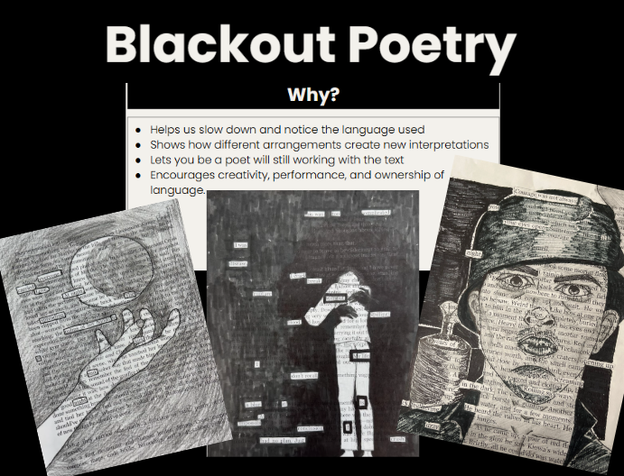 Blackout Poetry/ Found Poem Instructions for ANY Text
