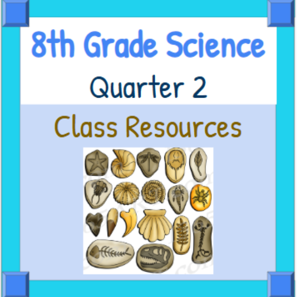 Quarter 2 - 8th Grade Science Google Slides Interactive Notebooks & Quizzes