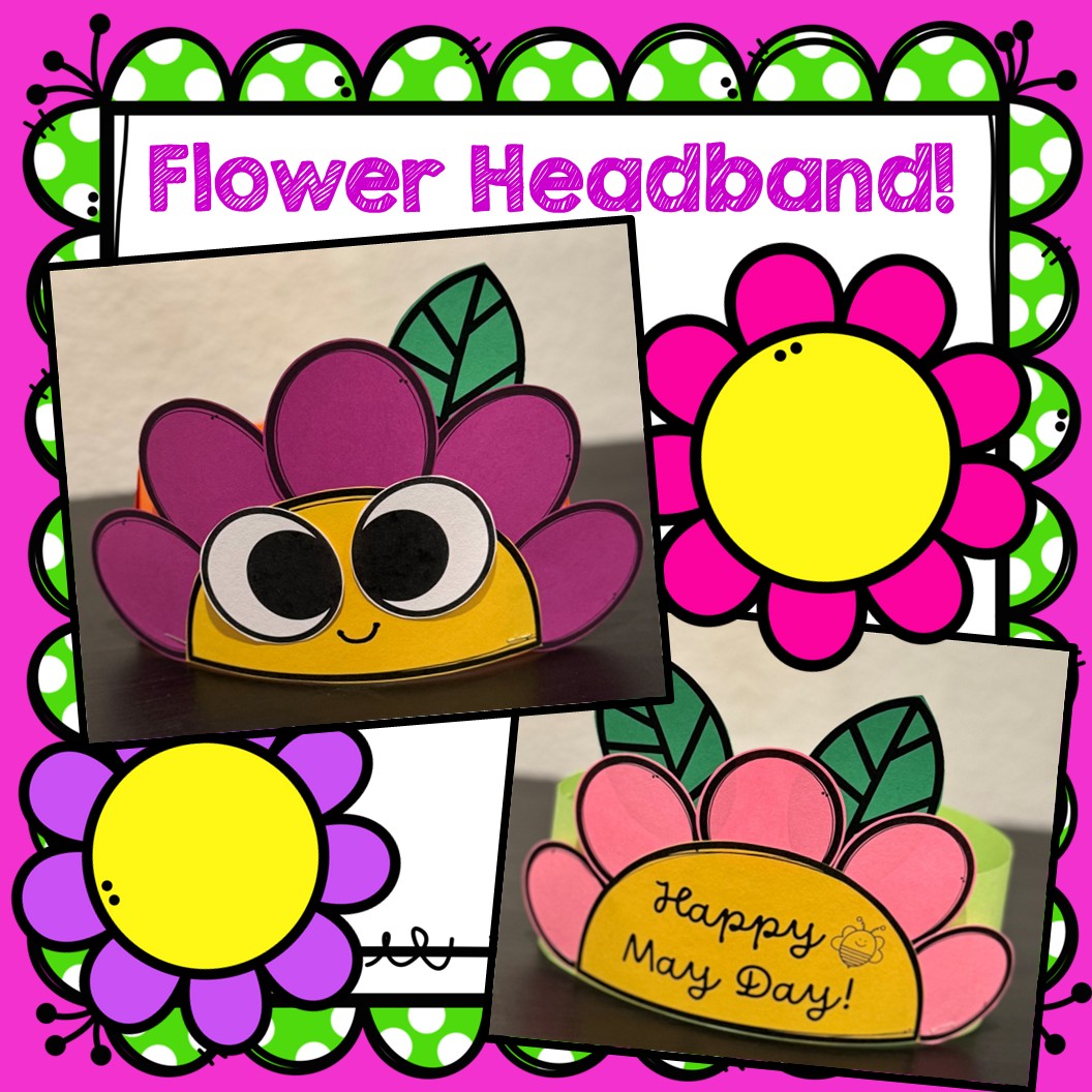 Flower Headband, May Day Headband