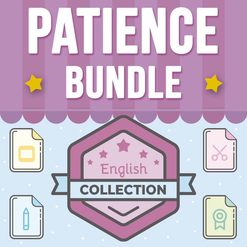 Patience Collection Bundle for Kids: Turtle Theme SEL PPT, Worksheets and Craft