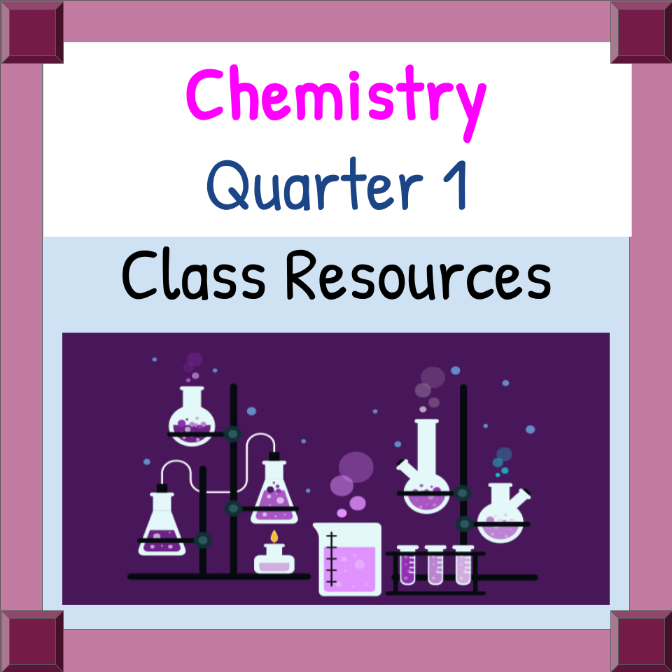 Quarter 1 of Standard / Honors Chemistry Lessons, Worksheets, Labs