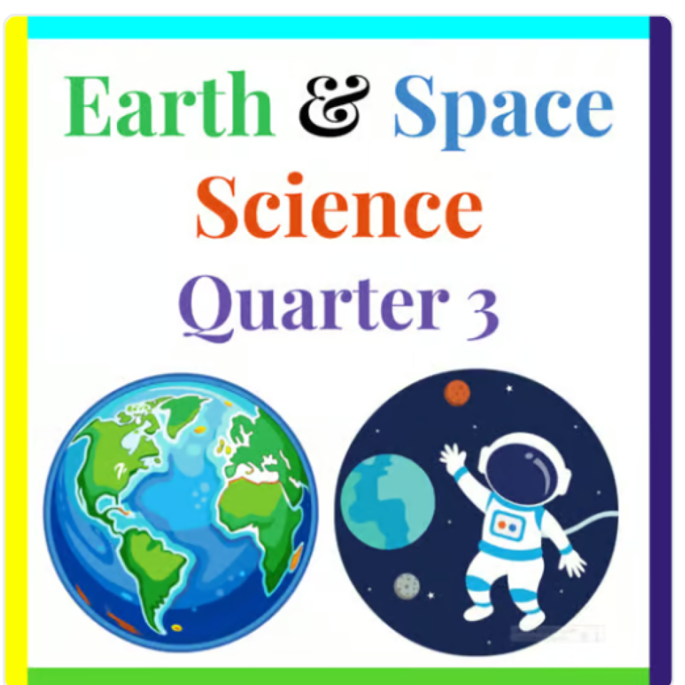 Quarter 3 of Earth & Space Science Powerpoints & Worksheets