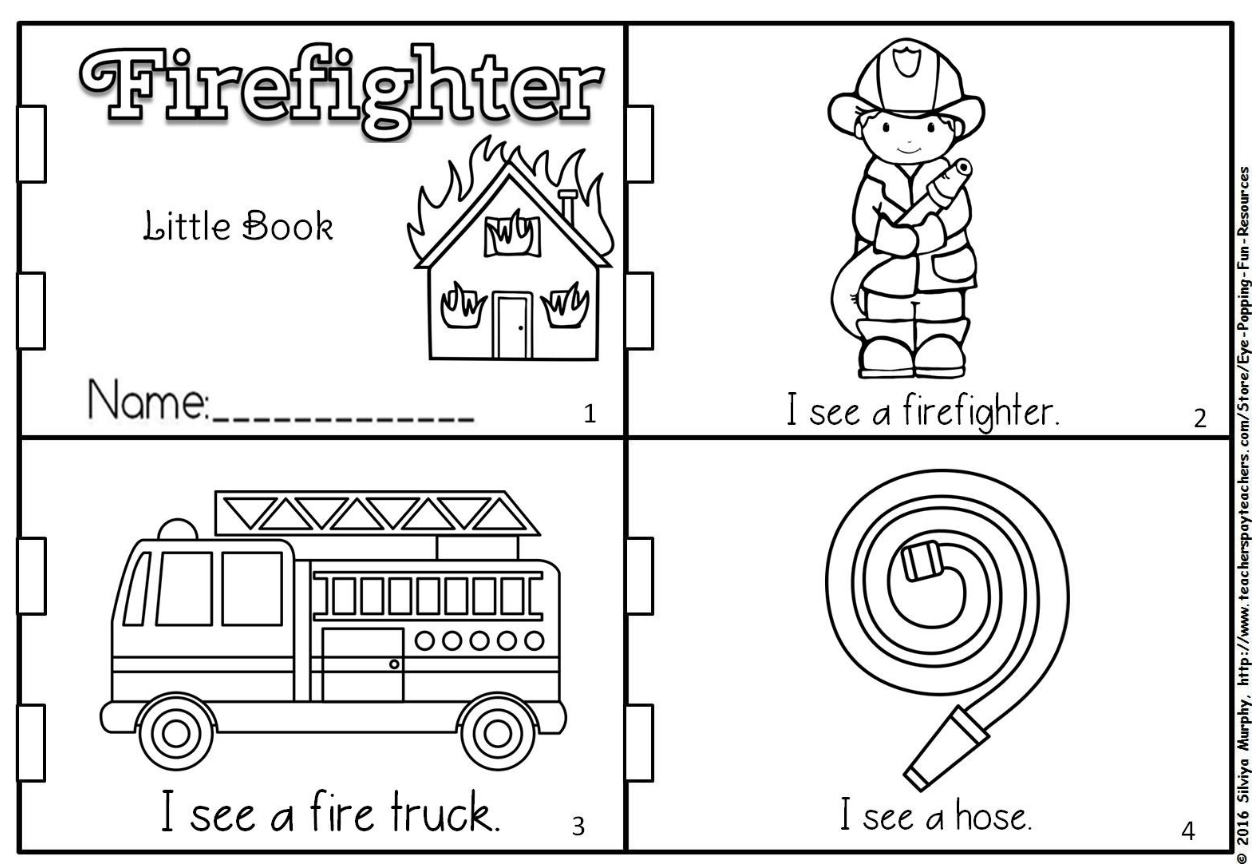 Firefighter emergent reader(50% off for 48 hours)