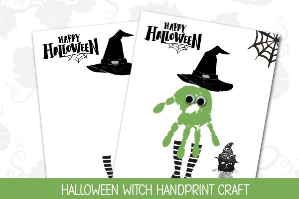 Halloween Witch Handprint Art- Kids DIY Crafts | Made By Teachers
