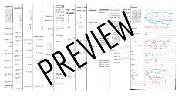Unit 1 AP Calculus Limits & Continuity - Powerpoint Lessons, Notes ...